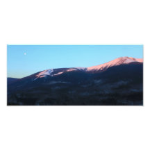 Pinkham Notch Sunrise Moon Photograph