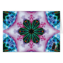 "Pinkie" KC Kaleidoscope Greeting Card