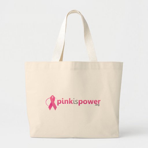 PinkisPower.org Jumbo Tote Bag