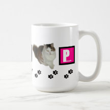 Pinkopolian Purrs Pusscat Coffee Mugs