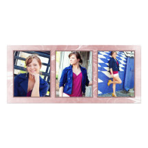 Pinktone Frame Photo Event Marketing Cards Custom Announcement