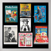 Pinky Lee Crazy Quilt (NOT FOR SALE) Poster