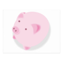 Pinky_Pig Post Card