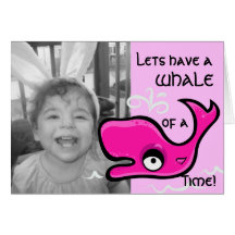 Pinky the Whale Greeting Cards