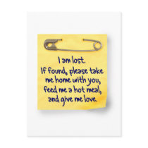 pinned note