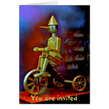 Pinocchio greeting card