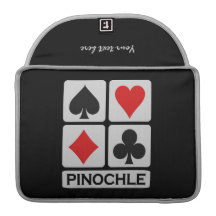 Pinochle Player custom MacBook sleeve Sleeve For MacBooks