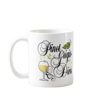 Pinot Grigio Wine Diva Coffee Mug