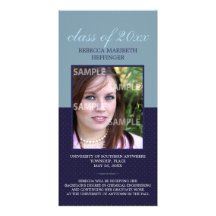 Pinpoint Graduation Announcement Photo Card