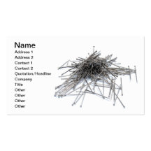 Pins Business Card Template