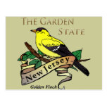 Pinson d'or de garden state de New Jersey Carte Postale
