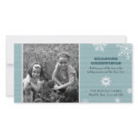 Pinstripe Snowflake Photo Card