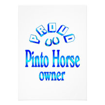 Pinto Horse Owner Personalized Invite
