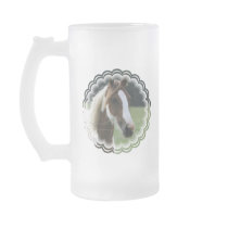 Pinto Pony Frosted Beer Mug