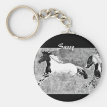 Pintos Galloping, Customizable Keychain