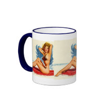 Pinup Beach Beauty Mug