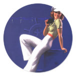 Pinup Girl By the Bay stickers