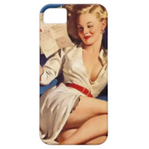 Pinup girl capa de iPhone 5 Case-Mate