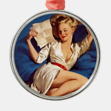 Pinup girl enfeites para arvore de natal