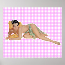 Pinup Girl Poster