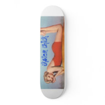 pinup girl skateboard