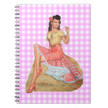 Pinup Girl Spiral Notebook