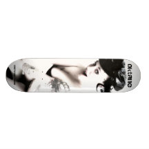 Pinup Punk Chick, Oktane, Hollywood Calling Skateboard
