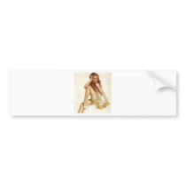 PinUpz Girl 1 Bumper Sticker