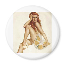 PinUpz Girl 1 Refrigerator Magnets