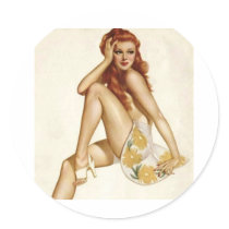 PinUpz Girl 1 Stickers