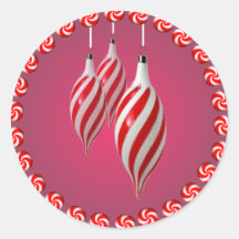 PINWHEEL CANDY & ORNAMENTS by SHARON SHARPE Sticker