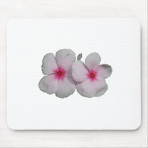 Pinwheel flower pink with natural marks mouse pad