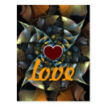 Pinwheel Love Postcard