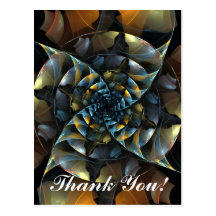 Pinwheel Thank You Postcard