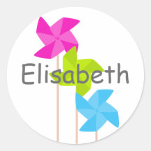 Pinwheel Trio Sticker