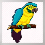 Pio Parrot Poster