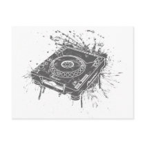 Pioneer CDJ-1000 Graffiti Postcard