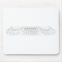 Pioneer CDJ-1000 Setup - DJ Djing Disc Jockey Mousepad