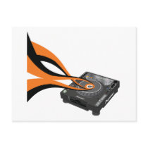 Pioneer CDJ 1000 SWIRLS Postcard