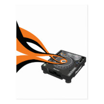 Pioneer CDJ 1000 SWIRLS Postcard