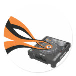 Pioneer CDJ 1000 SWIRLS stickers