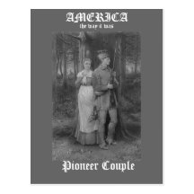 Pioneer Couple Post Cards