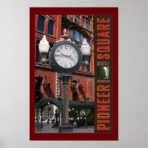 Pioneer Square Clock-Print