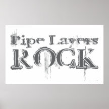 Pipe Layers Rock Print