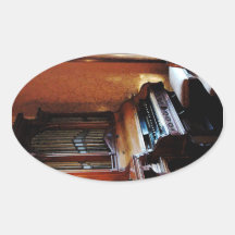 Pipe Organ in Living Room Stickers