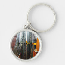 Pipe Organ Pipes Key Chain