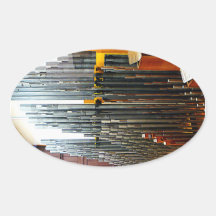 Pipe Organ Pipes Stickers