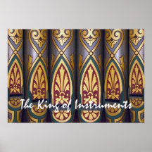 Pipe organ poster