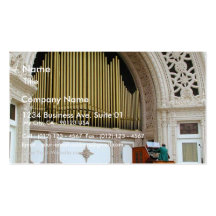 Pipe Organ Spreckels Business Card
