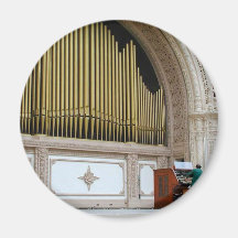 Pipe Organ Spreckels Refrigerator Magnets